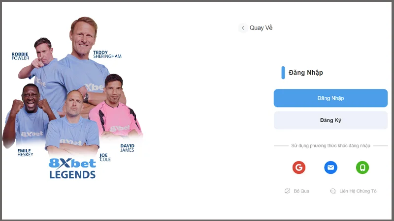 dang nhap 8xbet 2 Xử lý lỗi tài khoản không tồn tại